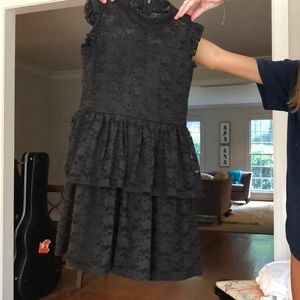 Black lace dress